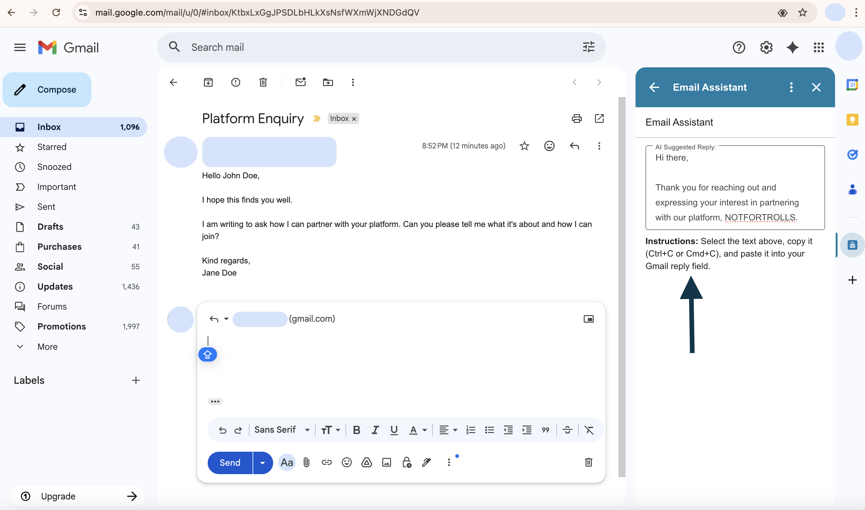 Response Ready to Copy